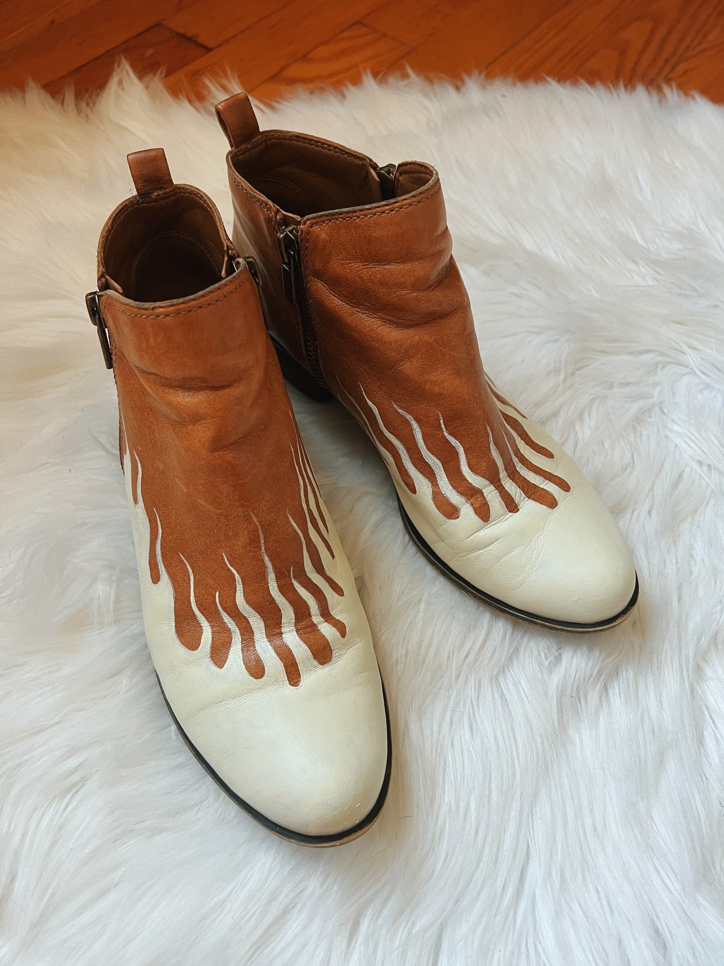 Flame Ankle Boots